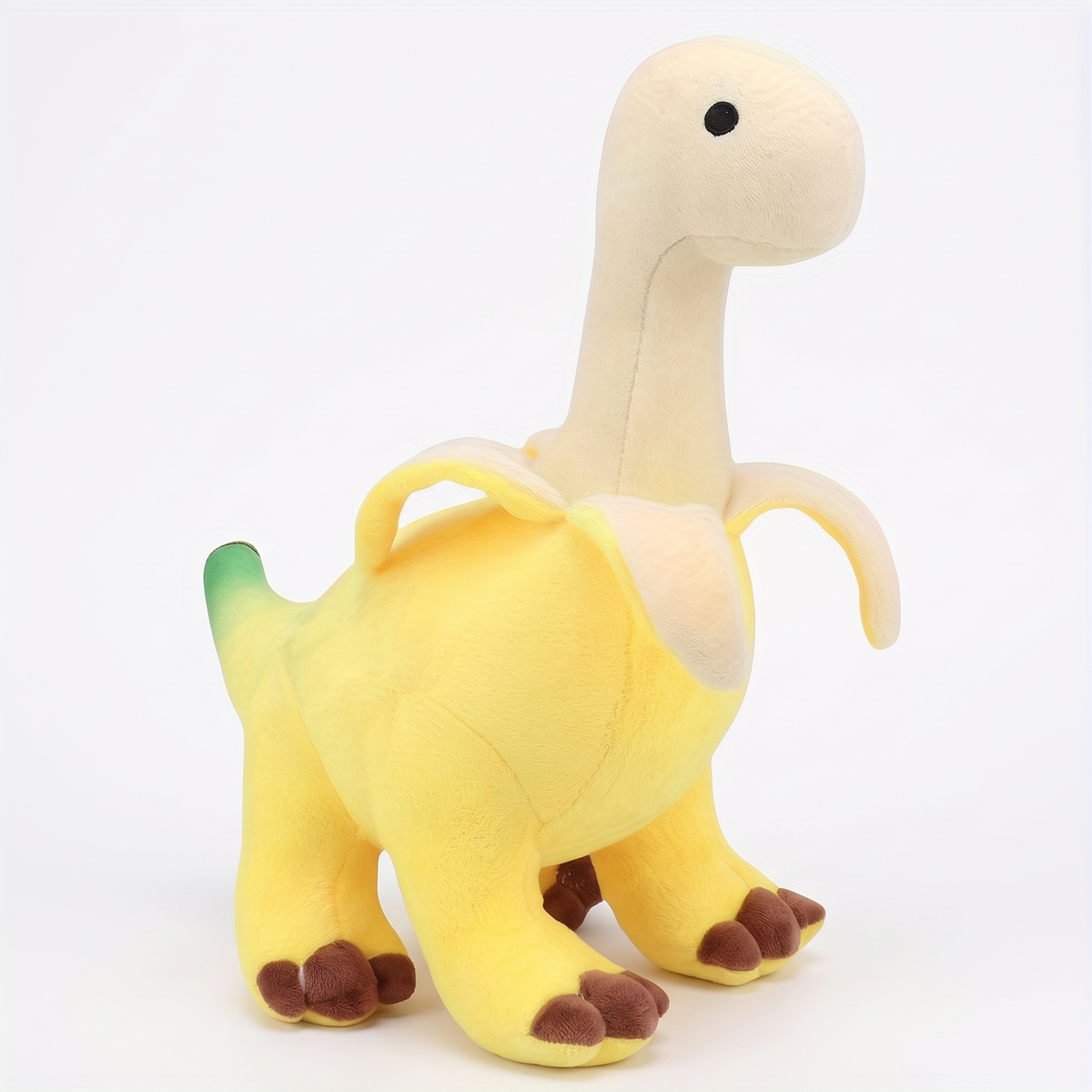 Cute Banana Brontosaurus Design Plush Toy
