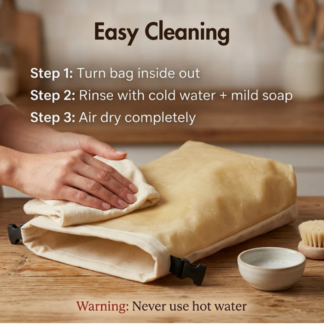 Umphora 100% Cotton - Beeswax Bread Bags