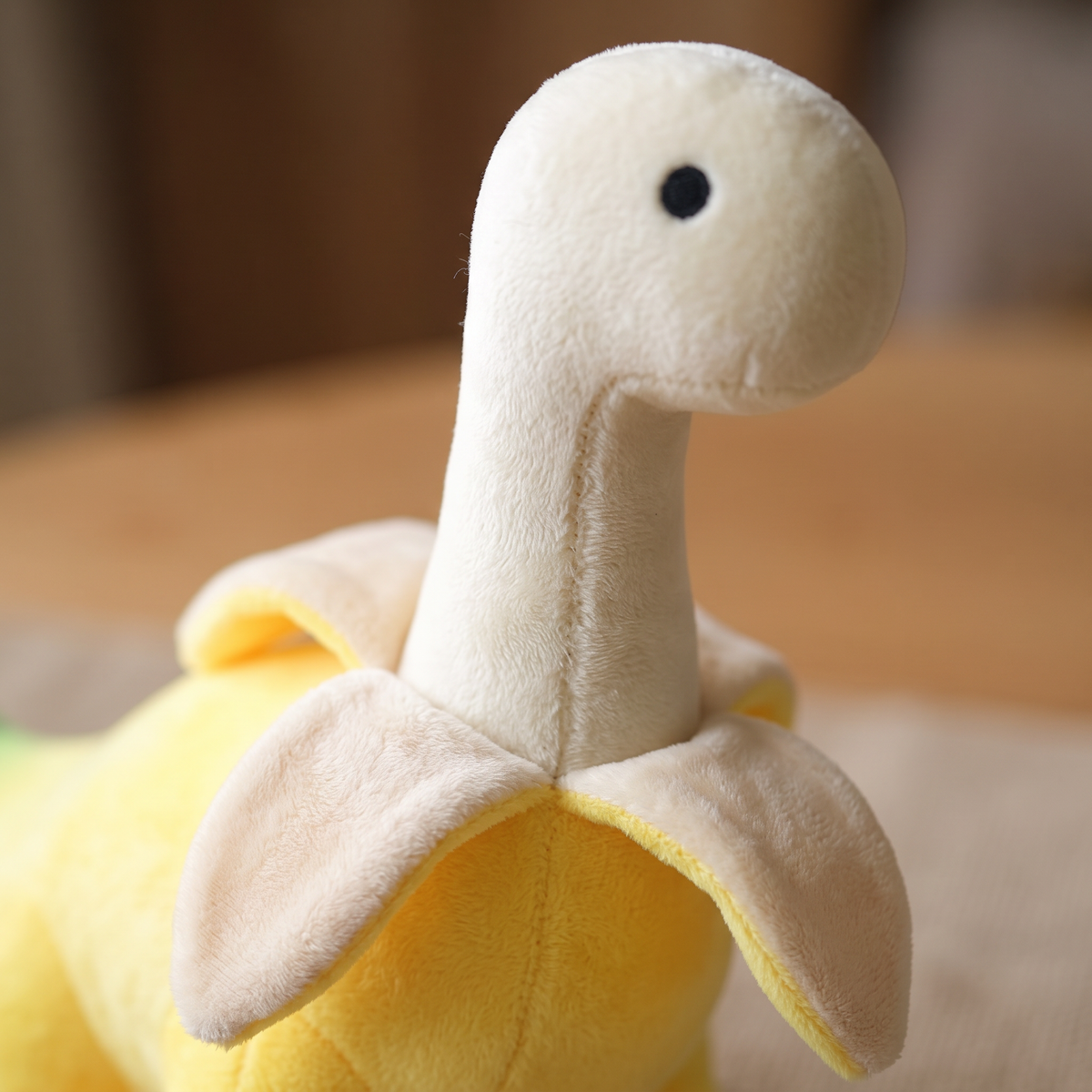 Cute Banana Brontosaurus Design Plush Toy